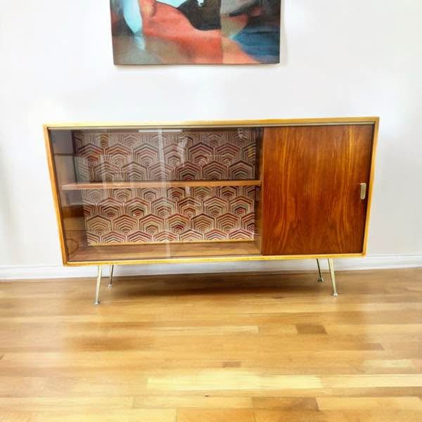 Jonelle Mid Century Modern Display Cabinet