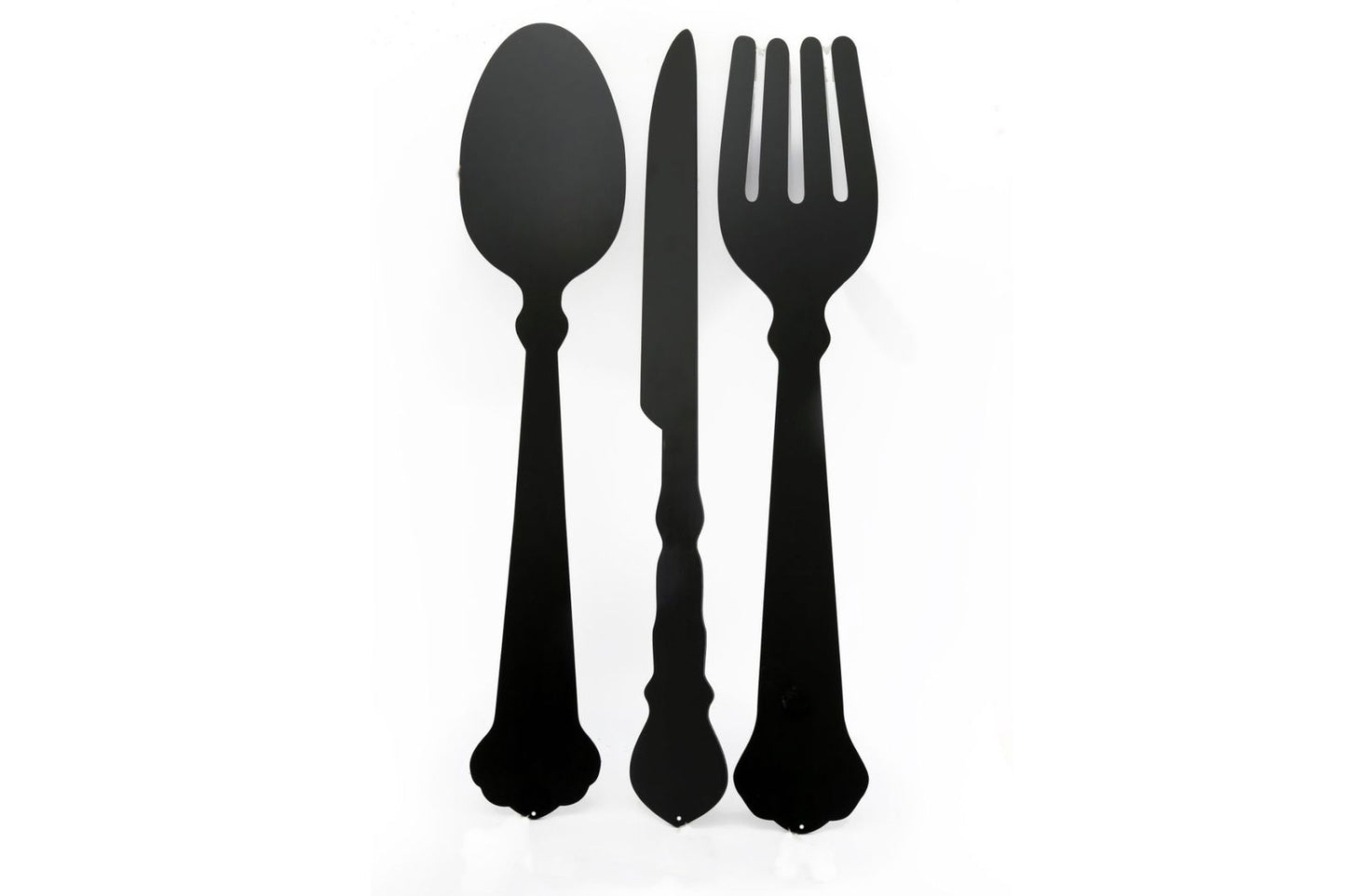black-three-piece-cutlery-wall-chalkboards-122cmat Willow and Wine!