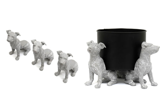 set-of-grey-dog-pot-risersat Willow and Wine!